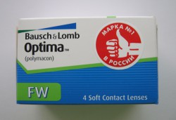 Линзы контактные, Optima (Оптима) 4 шт FW bc 8.7 мм (-4.75)