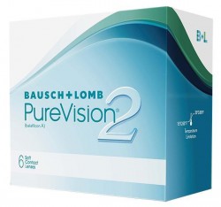 Линзы контактные, PureVision 2 (Пюэвижн 2) 6 шт HD bc 8.6 (-1.75)