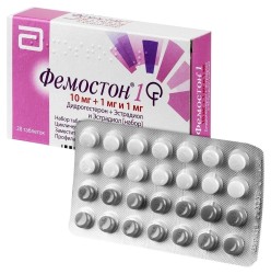 Фемостон 1 табл. п/о пленочной [набор] 10 мг+1 мг и 1 мг 28 шт.