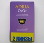 Линзы контактные, Adria (Адрия) 2 шт О2О2 силикон-гидрогелевые ежемесячные bc 8.6 (-2.00)