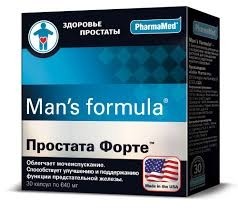 Мен'с, капсулы 640 мг 30 шт формула простата форте