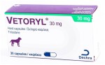Веторил, капсулы для орального применения 30 мг 30 шт для ветеринарного применения